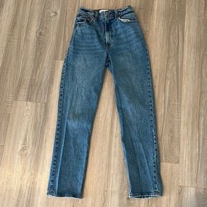 Abercrombie & Fitch Curve love Ultra High Rise 90s Straight Jean